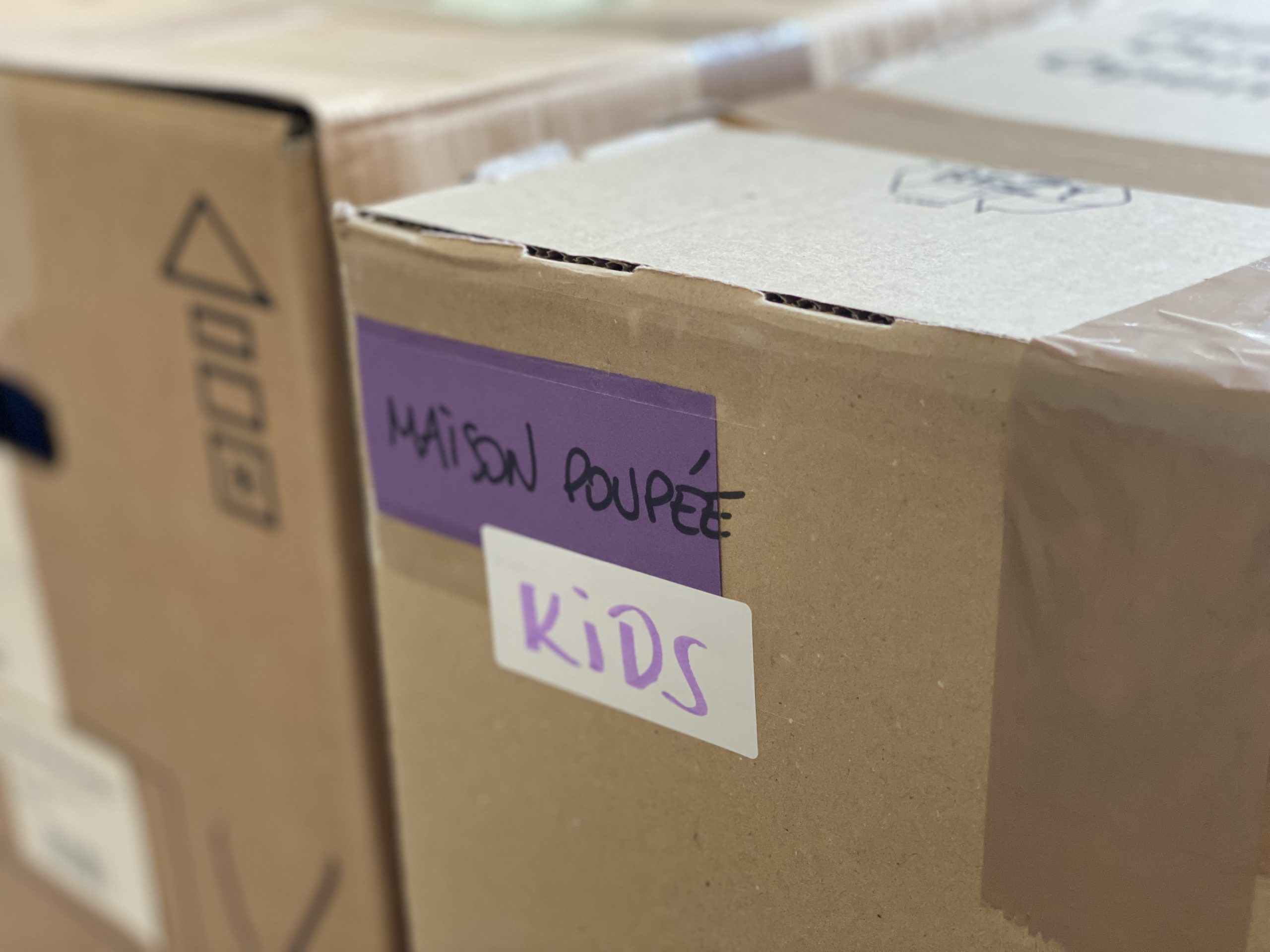 déménagement carton box déménager organisation marie kondo